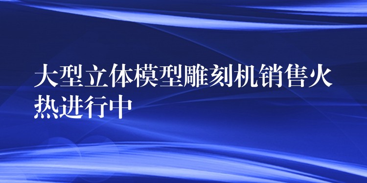 大型立体模型雕刻机销售火热进行中